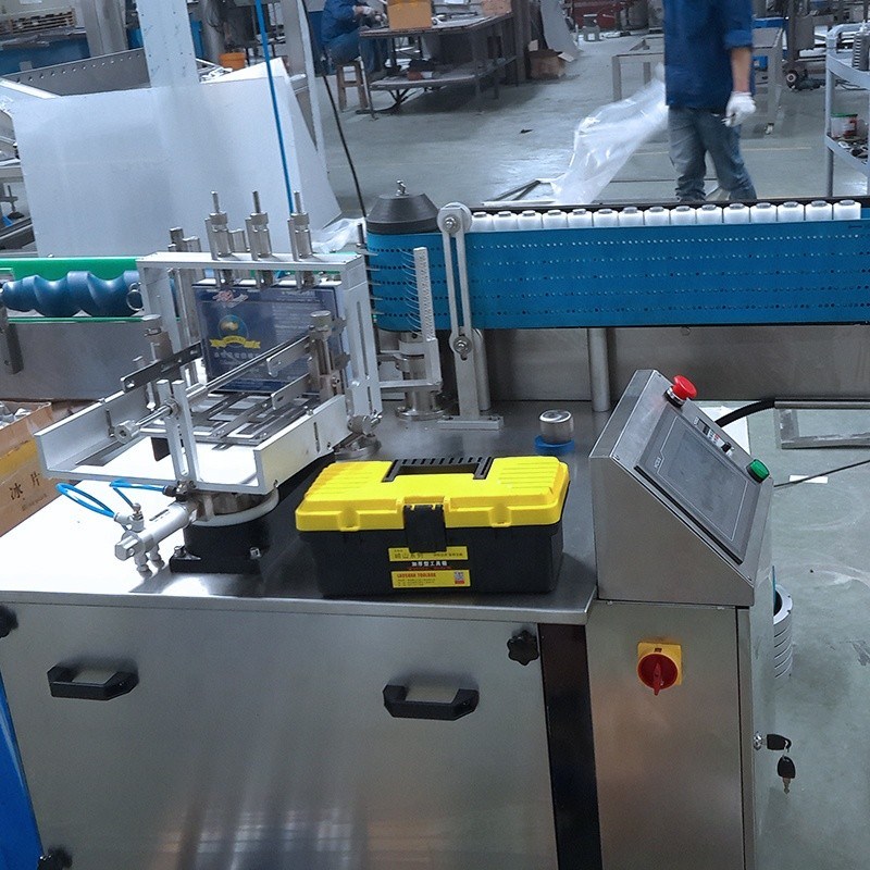 丸いボトルのボトル缶400kgの負荷容量のための完全自動ペストラベル機器