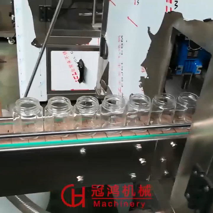3つの蓋の種類 ガラスボトルと未螺旋蓋のための蒸気真空密封機
