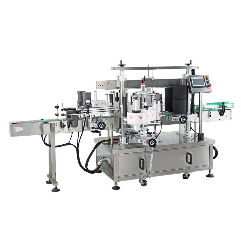 23000*2500*2600mm エンジンオイルボトルの蓋を密封するためのラベル印刷機とステッカー機