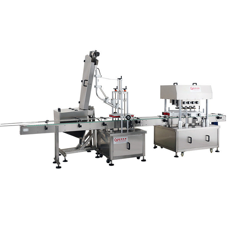 木製包装材料 100mm ガラスとリチ飲料のためのモーター付き蓋機