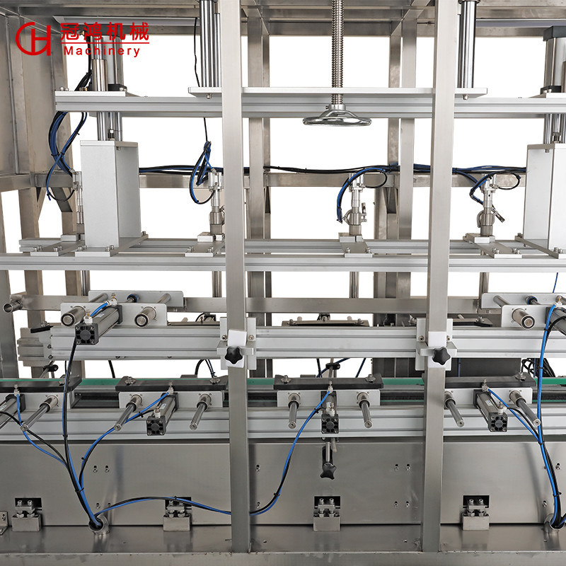 プレスプラグ接続 5 頭 高速自動 20L ボトル用塗料詰め機