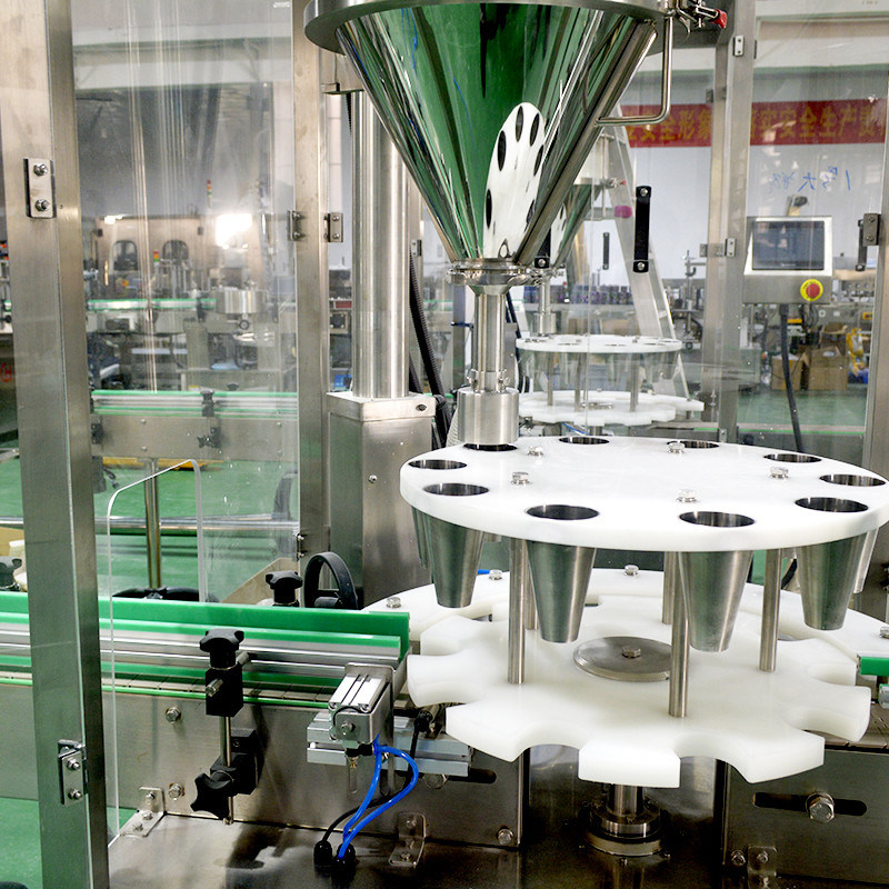 320 KG コアコンポーネント PLC 自動生産のための粉末ボトル詰め設備