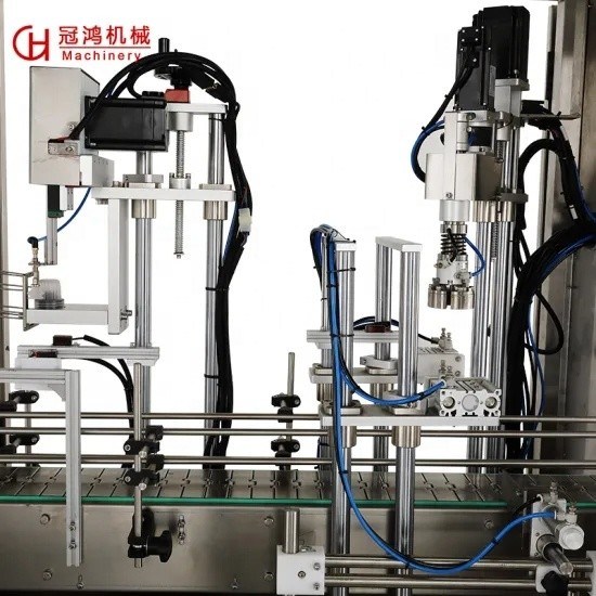 自動グリップタイプ スクロール蓋機 ボトル プラスチック蓋 金属蓋保証