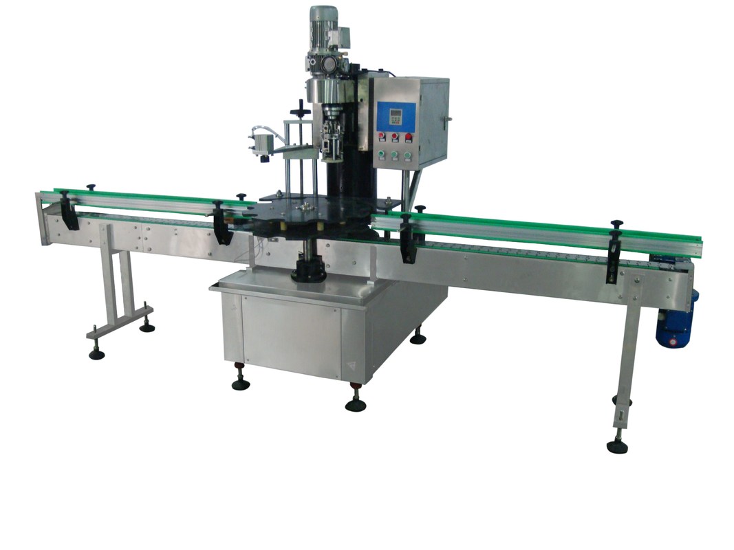 工場用 ガラスボトル/ボトルの自動ロックキャピングマシン 電動型