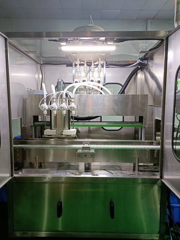 自動硫酸生産ラインのための4頭式セルボピストン型詰め機