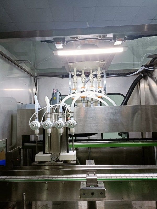 自動硫酸生産ラインのための4頭式セルボピストン型詰め機